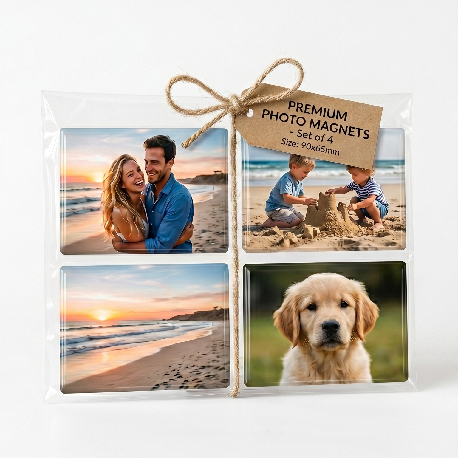4 Photo Magnets - Save 8%